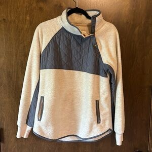 Abercrombie & Fitch Asymmetrical button pullover